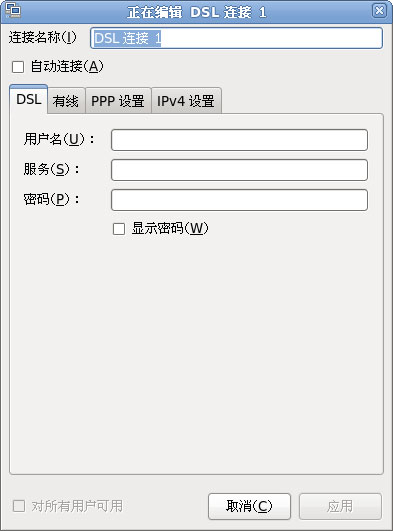 Fedora ADSL 拨号参数设置 [图]