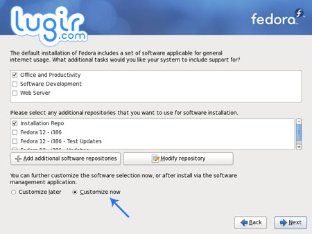 安装 Fedora，软件包管理界面[图]