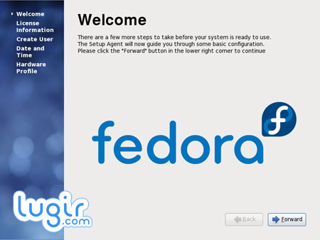 安装 Fedora，欢迎界面[图]