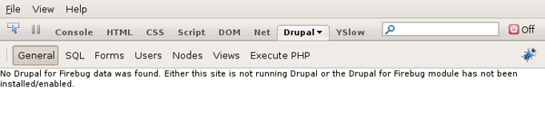 Drupal for Firebug 通用面板