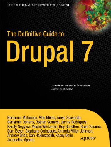 The definitive guide to drupal 7 cover