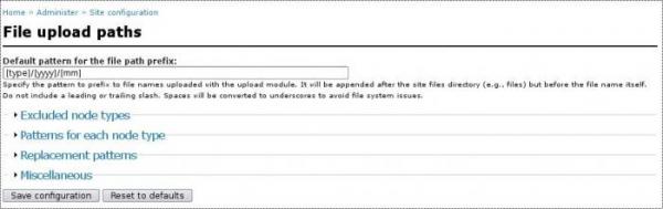 Upload Path 模块